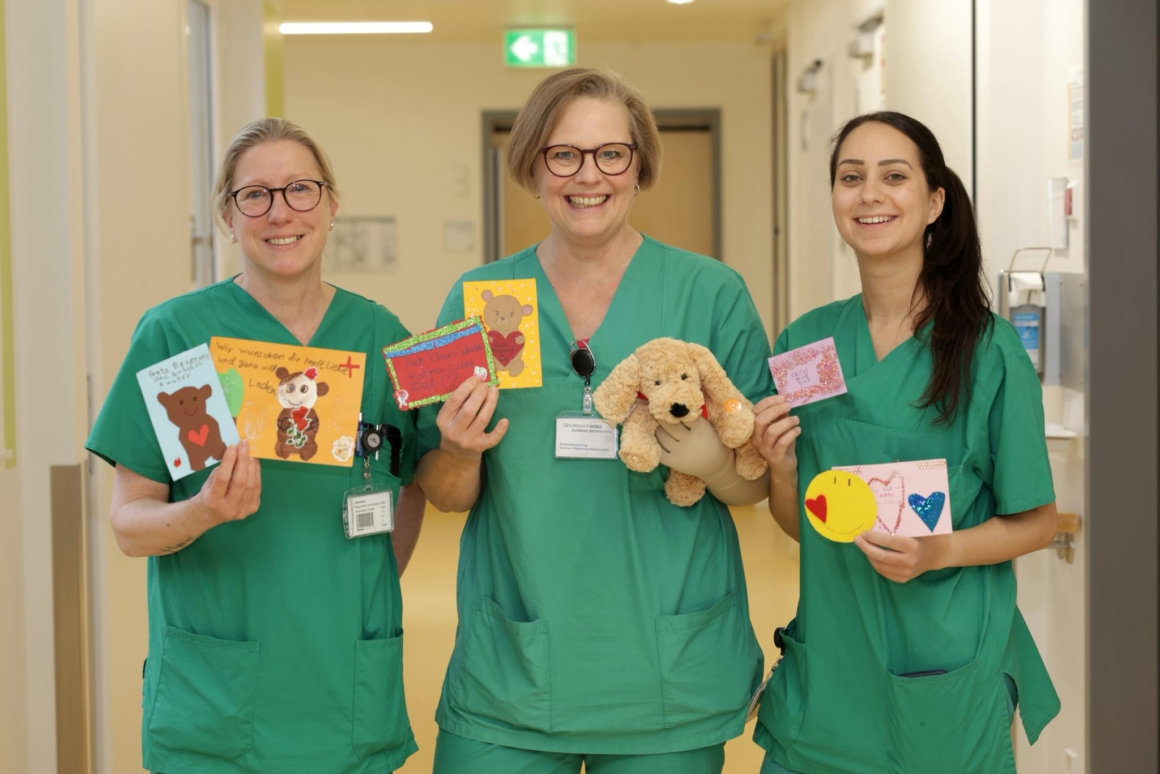 FreiDay-Aktion der 4c: Mutmachkarten für Kinderklinikpatienten FreiDay-Aktion der 4c: Mutmachkarten für Kinderklinikpatienten